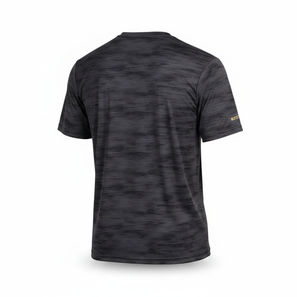 Camiseta Bullpadel Pasco Negro - Vista trasera sin modelo