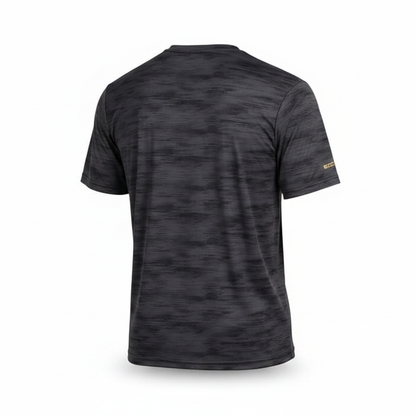 Camiseta Bullpadel Pasco Negro - Vista trasera sin modelo