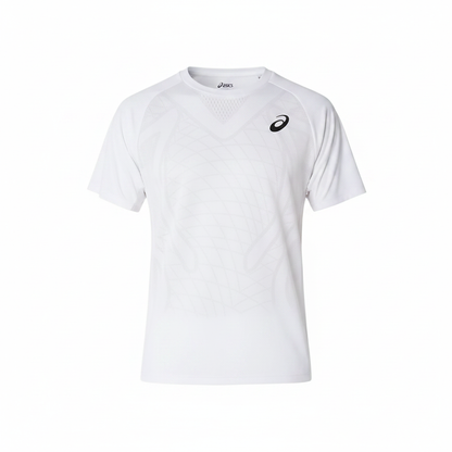 Camiseta ASICS blanca sin modelo - frente