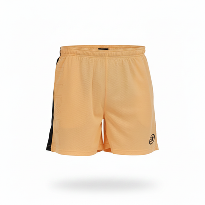 Short Bullpadel Campaza Mandarina - Vista frontal sin modelo