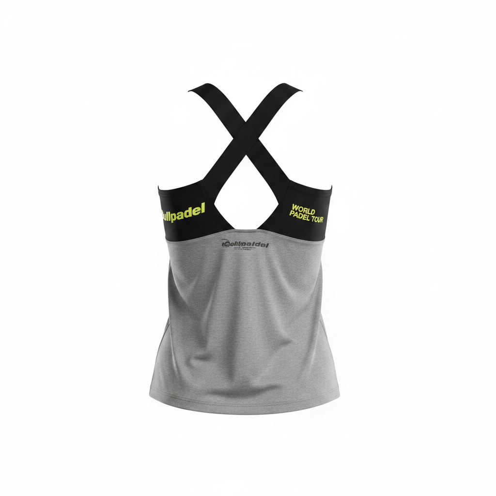 Camiseta Bullpadel Llave W Grey Medio Vigore