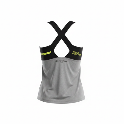 Camiseta Bullpadel Llave W Grey Medio Vigore
