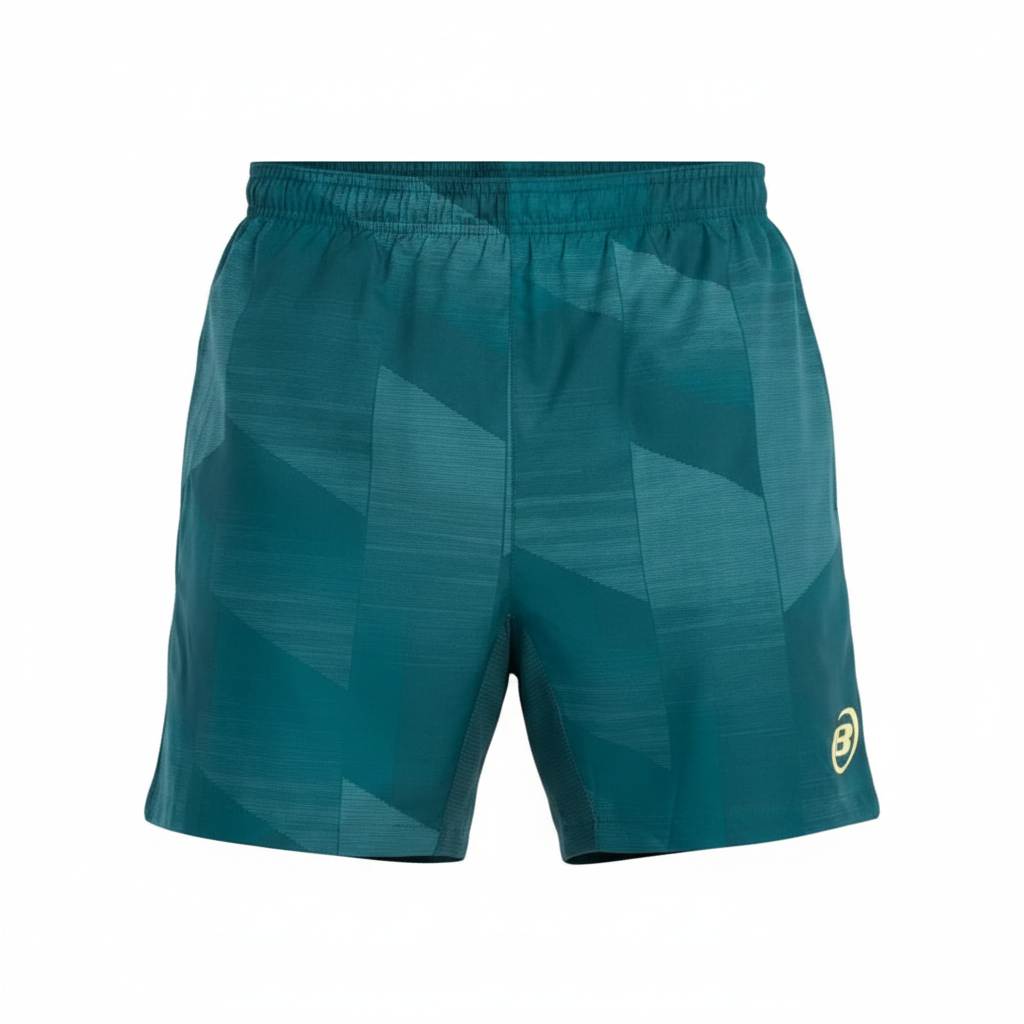 Short Bullpadel Verde - Vista frontal sin modelo