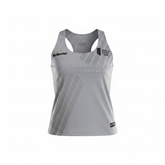 Camiseta Bullpadel Llave W Grey Medio Vigore