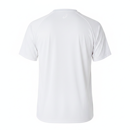 Camiseta ASICS blanca sin modelo - espalda