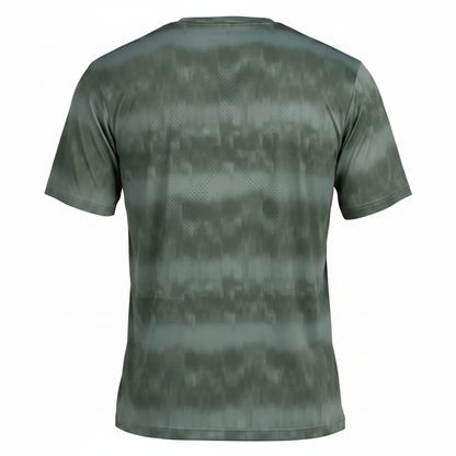 Camiseta Bullpadel Pasco Kaki - Vista trasera sin modelo