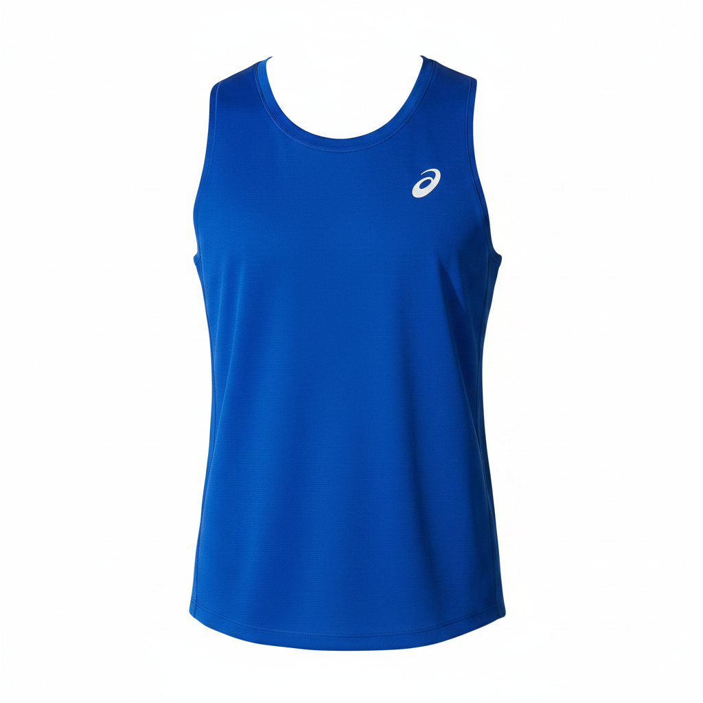 ESQUELETO ASICS MEN SILVER SINGLET
