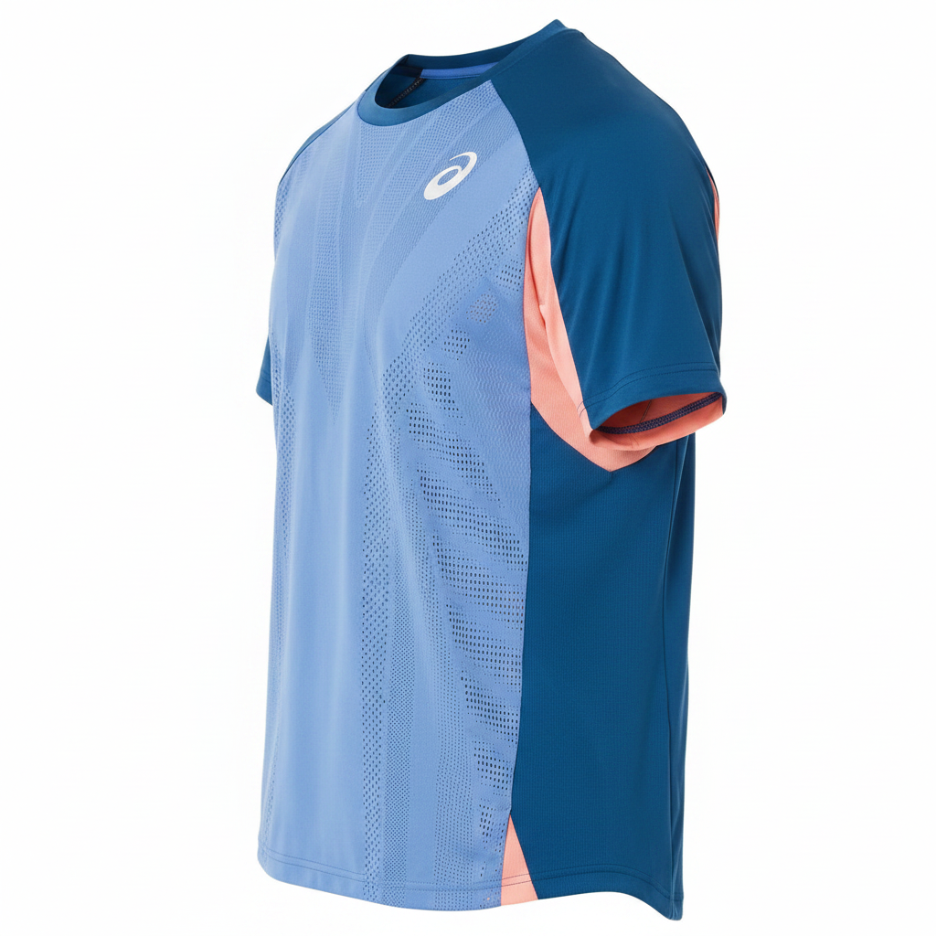 Camiseta ASICS hombre sin modelo - lado