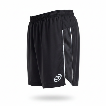 Short Bullpadel Castiel Negro - Vista lateral sin modelo
