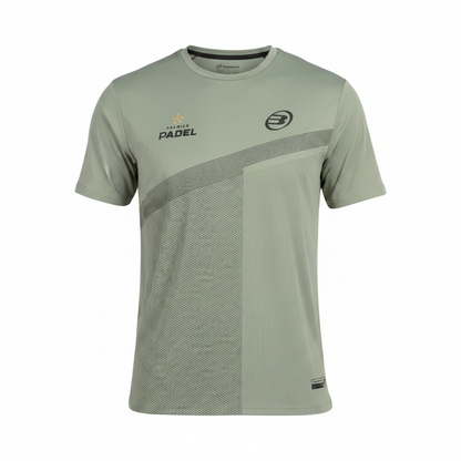 Camiseta Bullpadel Patos Eucalipto - Vista frontal sin modelo