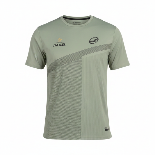 Camiseta Bullpadel Patos Eucalipto - Vista frontal sin modelo