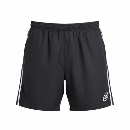 Short Bullpadel Castiel Negro - Vista frontal sin modelo