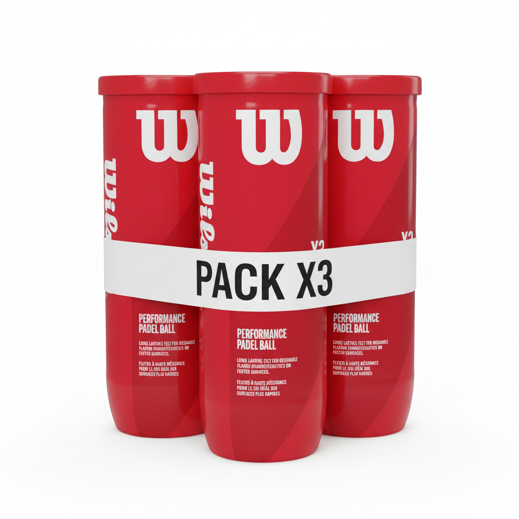 Pack x3 Wilson Performance Padel Ball